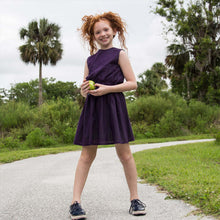 Charger l'image dans la galerie, Purple Summer Dress with Pleats-1
